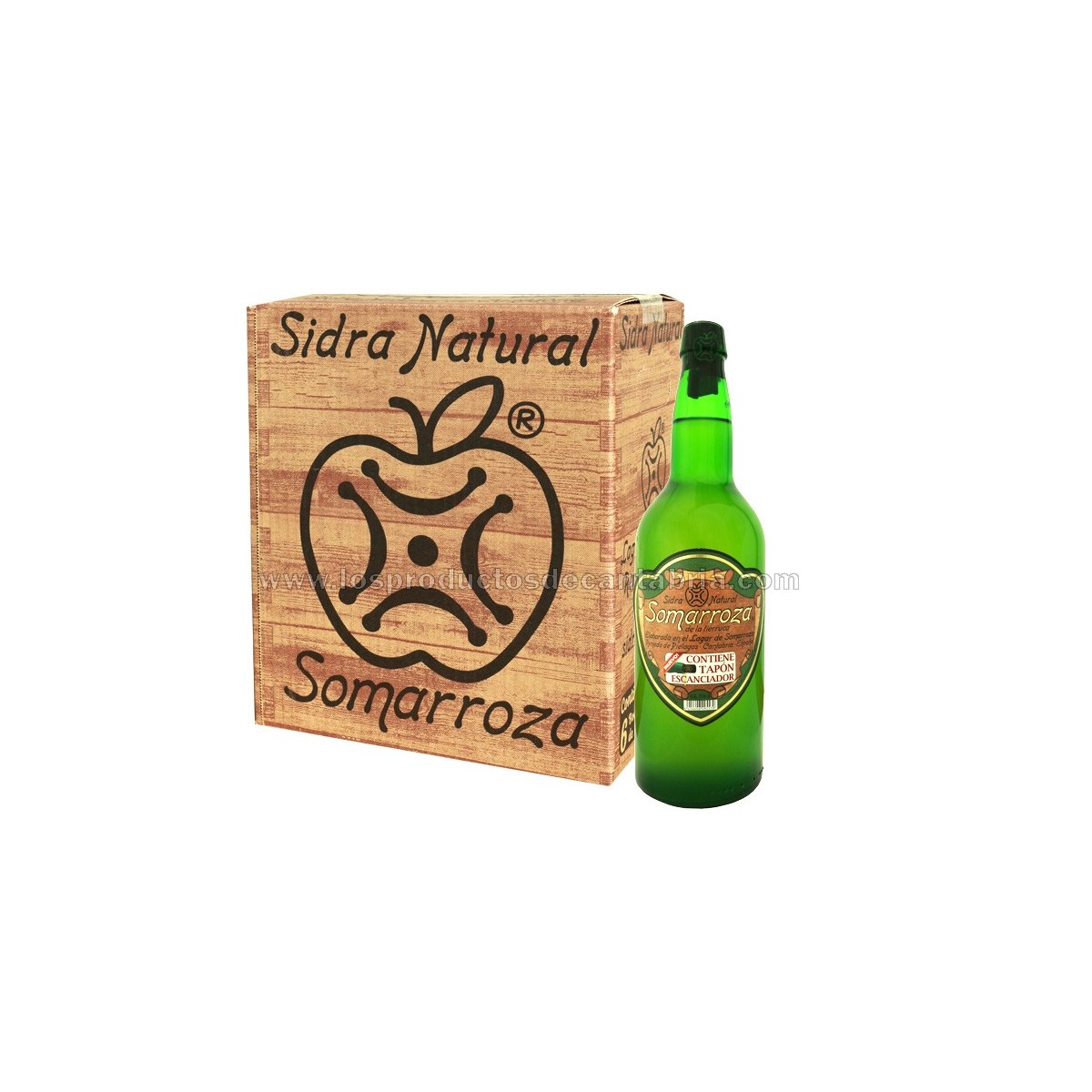 SIDRA SOMARROZA NATURAL CAJA 6 BOTELLAS