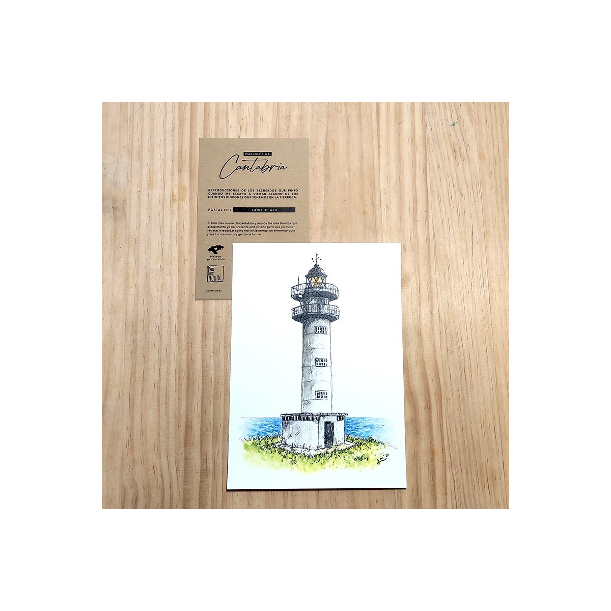 Postal 7 Faro de Ajo