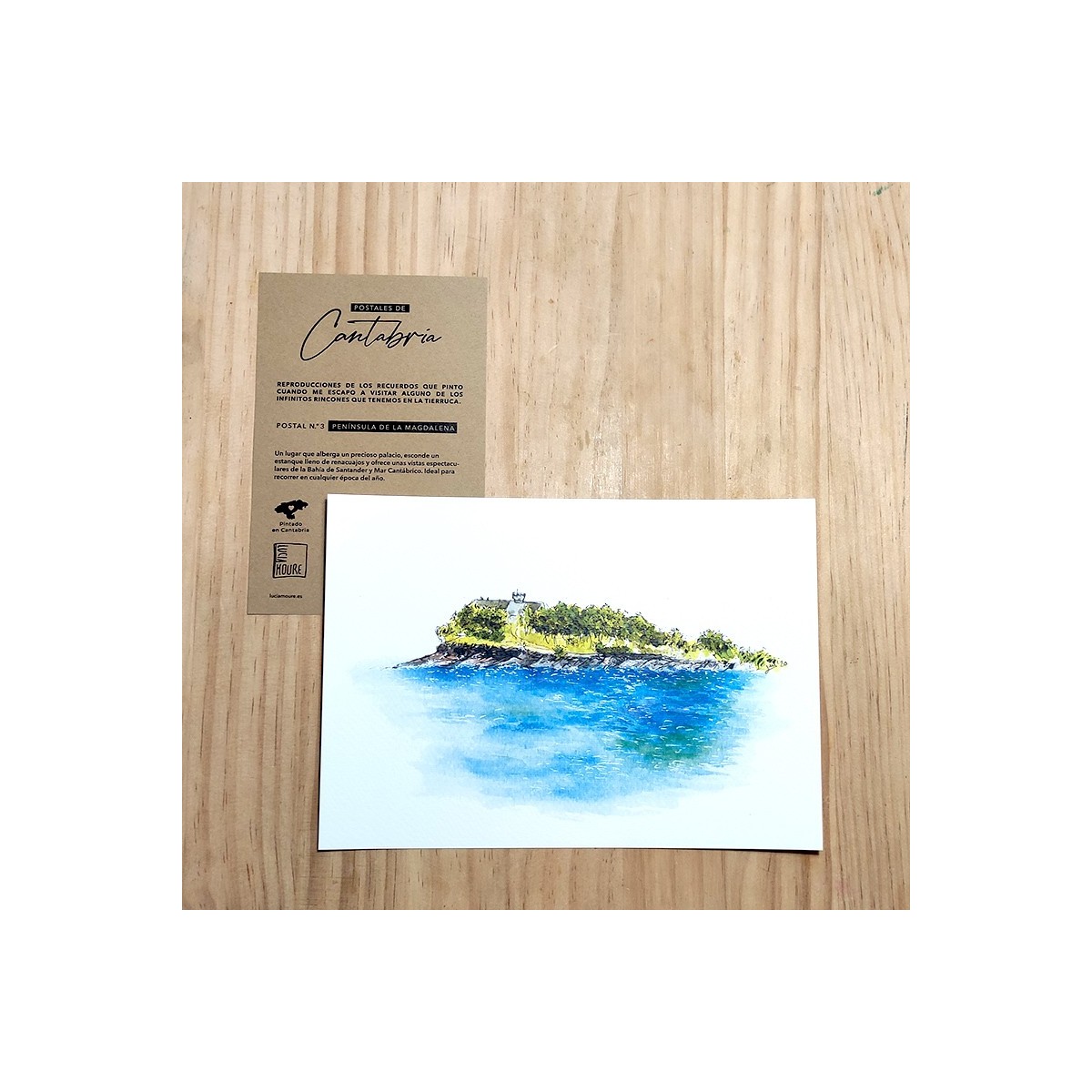 Postal 3 Peninsula de la Magdalena Santander