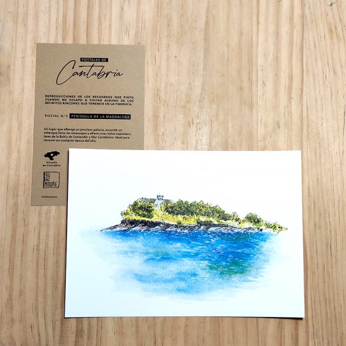 Postal 3 Peninsula de la Magdalena Santander
