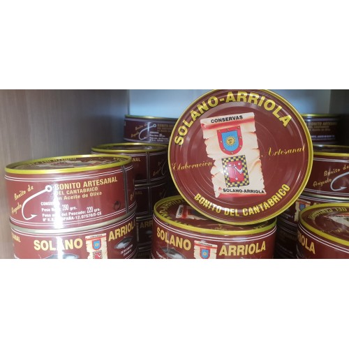BONITO DEL CANTABRICO SOLANO ARRIOLA LATA 280 gr.