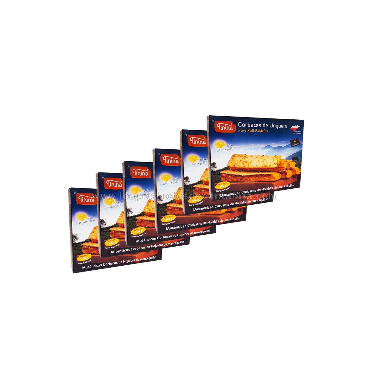 pack ahorro 6 corbatas de unquera tinina