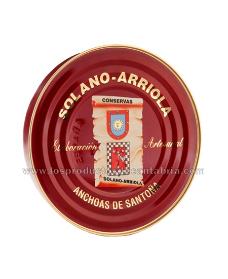 ANCHOAS DE SANTOÑA SOLANO ARRIOLA PANDERETA 180 G