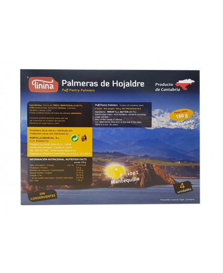 palmera de hojaldre tinina cantabria